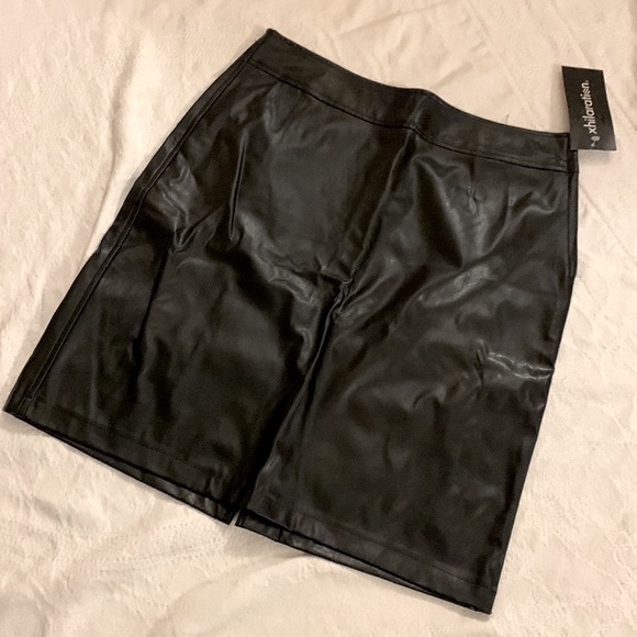 Xhilaration Dresses & Skirts - NWT Xhilaration Sexy Black Vinyl Mini Skirt